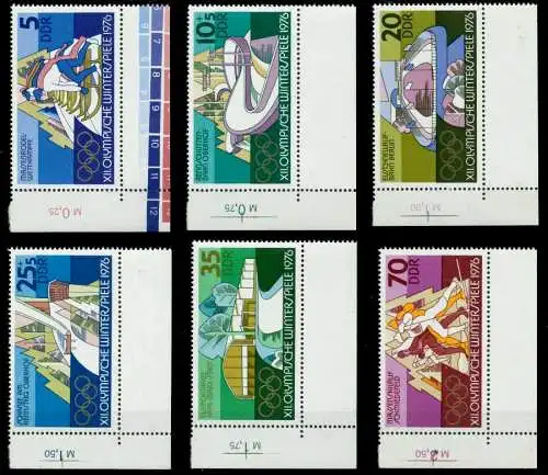 DDR 1975 Nr 2099-2104 postfrisch ECKE-OLI 699BF6