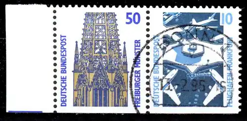 BRD ZUSAMMENDRUCK Nr W98 gestempelt WAAGR PAAR 14CDC6