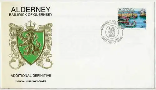 ALDERNEY Nr 48 BRIEF FDC 7CE1F6