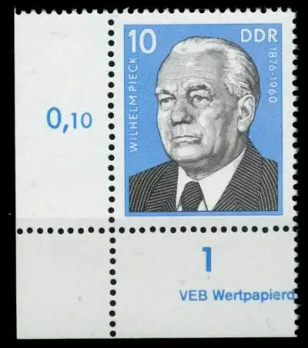 DDR 1975 Nr 2106 postfrisch ECKE-ULI 69F666