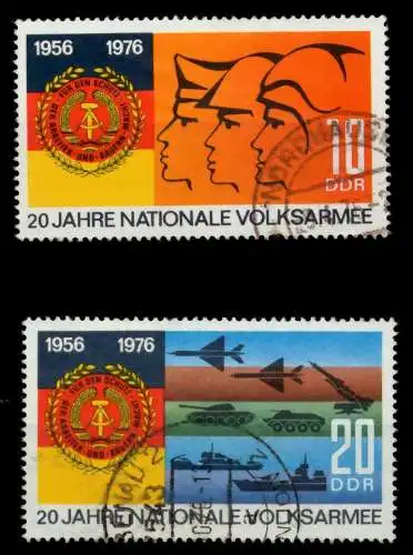 DDR 1976 Nr 2116-2117 gestempelt 69F74A
