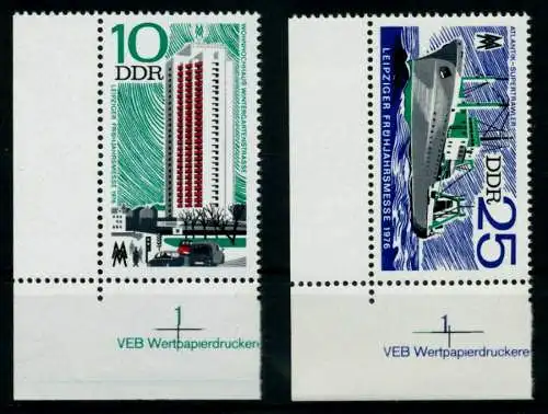 DDR 1976 Nr 2119-2120 postfrisch ECKE-ULI 69F7BE