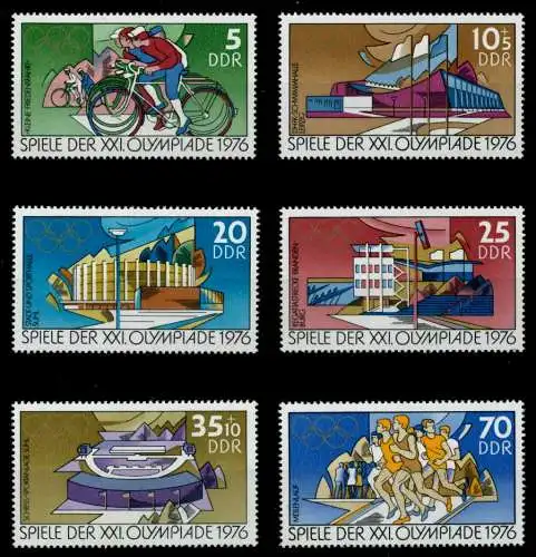 DDR 1976 Nr 2126-2131 postfrisch S0B6492