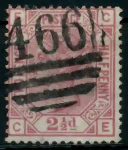 GROSSBRITANNIEN 1840-1901 Nr 40x PL2 gestempelt 69FA02