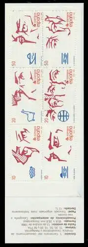 SPANIEN MARKENHEFTCHEN Nr MH6 postfrisch S04A226