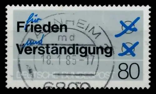 BRD 1984 Nr 1231 zentrisch gestempelt 6A21C6