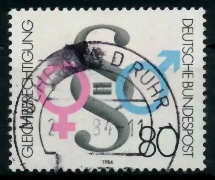 BRD 1984 Nr 1230 zentrisch gestempelt 6A229A
