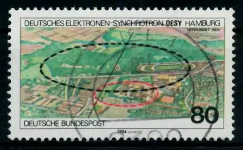 BRD 1984 Nr 1221 zentrisch gestempelt 6A43AA