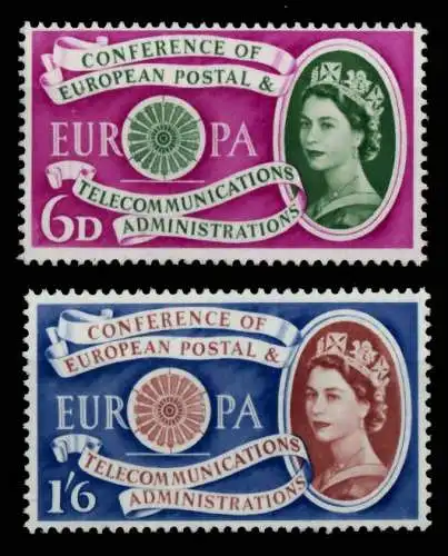GROSSBRITANNIEN 1960 Nr 341-342 postfrisch 6A4576