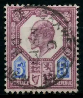 GROSSBRITANNIEN 1902-1911 Nr 110Aw zentrisch gestempelt 6A46C2