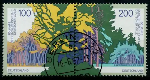 BRD ZD AUS BLOCK 38 Nr 1918+1920 zentrisch gestempelt WAAGR 6A4772