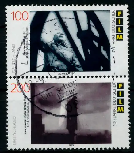 BRD ZD AUS BLOCK 33 Nr 1816+1817 gestempelt SENKR PAAR 6A479A