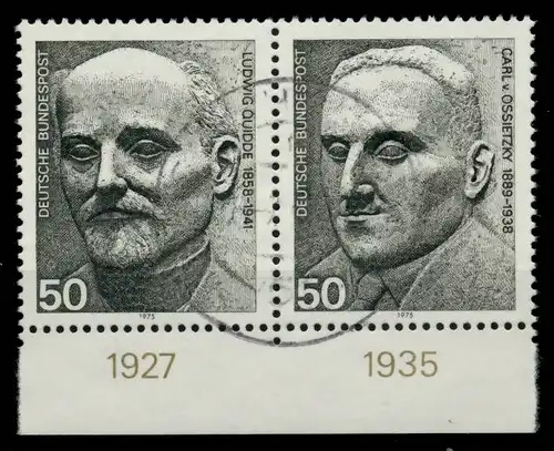 BRD ZD AUS BLOCK 11 Nr 872+873 zentrisch gestempelt WAAGR PA 6A486E