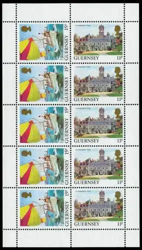 GUERNSEY HEFTCHENBLATT Nr HB 27 postfrisch 6A4A7A