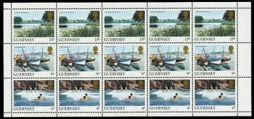 GUERNSEY HEFTCHENBLATT Nr HB 21 postfrisch 6A4AB6