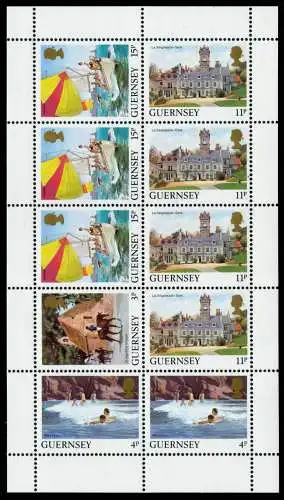 GUERNSEY HEFTCHENBLATT Nr HB 26 postfrisch S012CD2