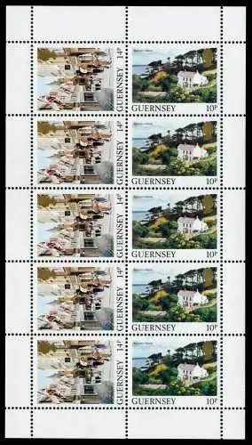 GUERNSEY HEFTCHENBLATT Nr HB 25 postfrisch 6A62FE