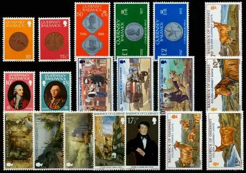 GUERNSEY Nr 199-217 postfrisch JAHRGANG 6A633A