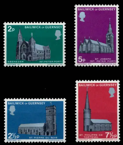 GUERNSEY 1971 Nr 58-61 postfrisch 6A633E