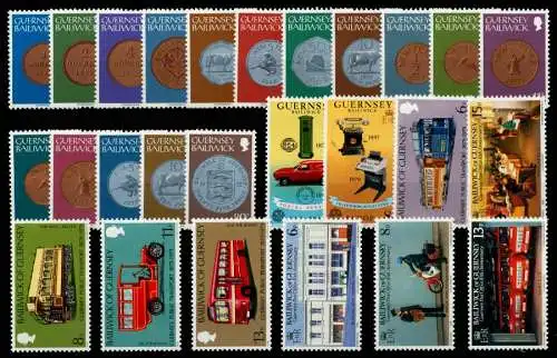 GUERNSEY Nr 173-198+Block 2 postfrisch JAHRGANG S012E0A