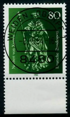 BRD 1984 Nr 1212 zentrisch gestempelt URA 6A63FE