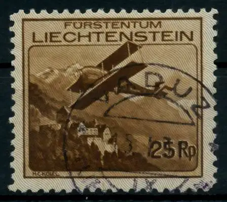 LIECHTENSTEIN 1930 Nr 110 zentrisch gestempelt 6A8DDA