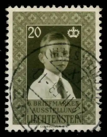 LIECHTENSTEIN 1956 Nr 352 zentrisch gestempelt 6A8EFE