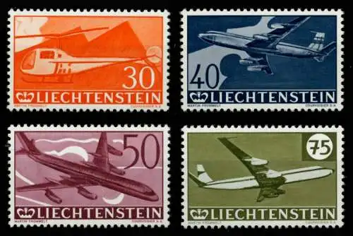 LIECHTENSTEIN 1960 Nr 391-394 postfrisch 6ACACA