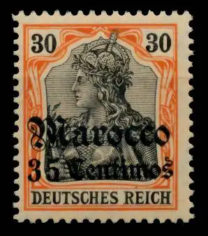 DEUTSCHE AUSLANDSPOSTÄMTER MAROKKO Nr 39 postfrisch 6B23A2
