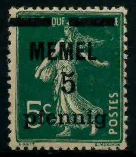 MEMEL 1920 Nr 18c postfrisch 6B51CE