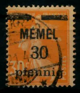 MEMEL 1920 Nr 21x gestempelt 6B5536