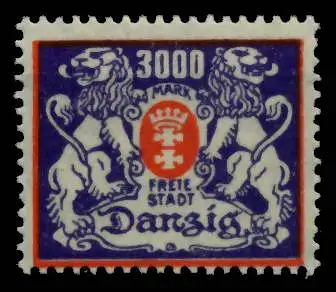 DANZIG 1923 Nr 146XF postfrisch 6BE136