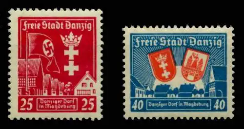 DANZIG 1937 Nr 274-275 postfrisch 6BE1FE