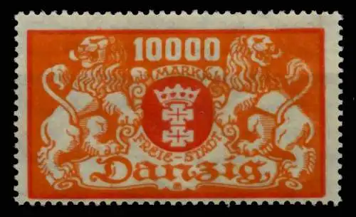 DANZIG 1923 Nr 147YF postfrisch 6BE34E