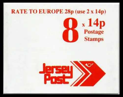 JERSEY MARKENHEFTCHEN Nr MH 0-35 postfrisch S013CC6