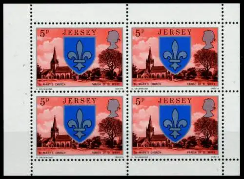 JERSEY HEFTCHENBLATT Nr HB 2 OhneDatum postfrisch 6C1746