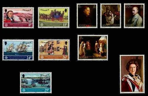 JERSEY Nr 293-313 postfrisch JAHRGANG 6C17E2