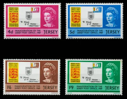 JERSEY 1969 Nr 22-25 postfrisch 6C17F6