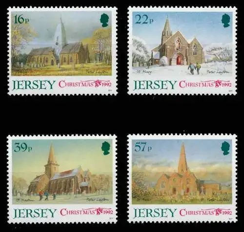 JERSEY Nr 591-594 postfrisch 6C183A