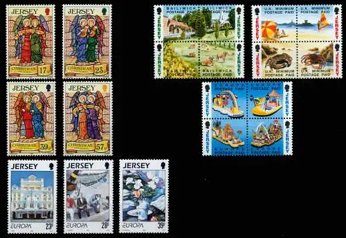 JERSEY Nr 595-638 postfrisch JAHRGANG S014766