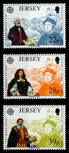 JERSEY 1992 Nr 574-576 postfrisch S01470E