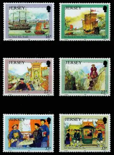 JERSEY Nr 568-573 postfrisch S014746