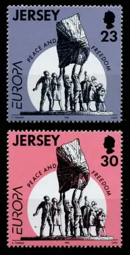 JERSEY 1995 Nr 693-694 postfrisch S01479A