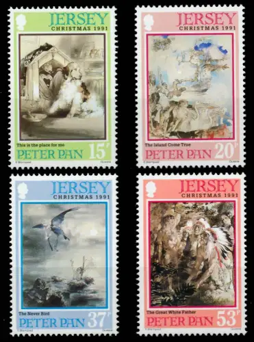 JERSEY 1991 Nr 559-562 postfrisch S0146F6