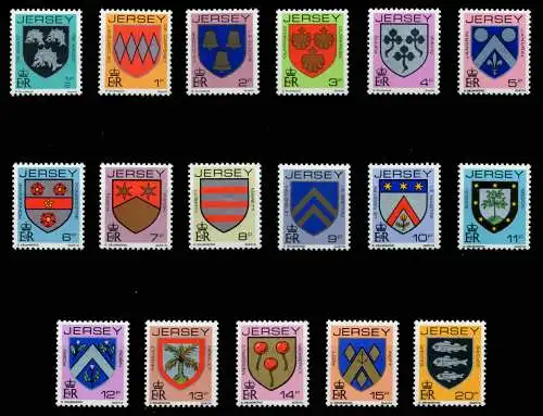 JERSEY Nr 234-272 postfrisch JAHRGANG S013E52