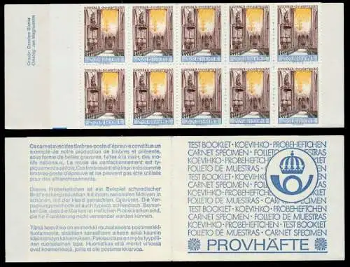 SCHWEDEN Nr MH Probeheftchen postfrisch 87AEF6