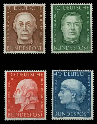 BRD 1954 Nr 200-203 postfrisch gepr. 6C1AE6