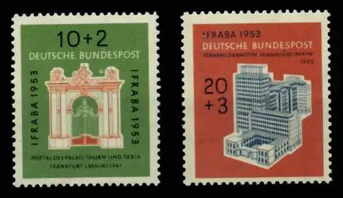 BRD 1953 Nr 171-172 postfrisch gepr. 6C1AEE