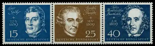 BRD ZD AUS BLOCK 2 Nr 316+318+319 postfrisch 3ER STR 6C1EEE