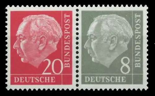 BRD ZUSAMMENDRUCK Nr W23X postfrisch WAAGR PAAR 6C36EA